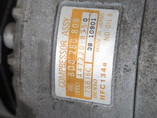 Компрессор кондиционера, ориг. номер 8D0260805J, 8D0260805RX, Volkswagen Passat 5 1996-2001
