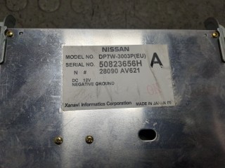 Дисплей компьютера (информационный), ориг. номер DP7W3003P, Nissan Primera P12 2001-2008