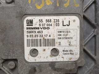 Блок управления двигателем, ориг. номер 55568735, Opel Astra 1998-2009