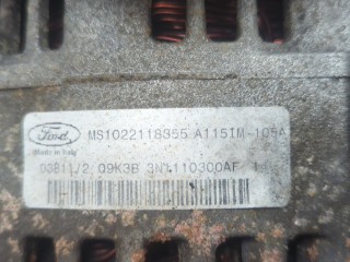 Генератор, ориг. номер 1708472, 1543764, 3M5T10300KC, 3N1110300AG, Ford Focus 2007-2011