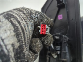 Зеркало боковое правое, ориг. номер 1728322, 8M5117682YF, Ford Focus 2007-2011