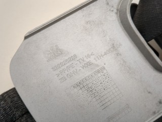 Ремень безопасности левый передний, Opel Astra 2006-2014