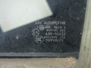 Стекло боковой двери левое заднее, ориг. номер 5736A011, Mitsubishi Outlander 2002-2009
