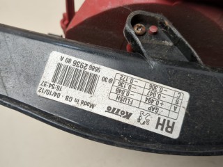 Фонарь (задний) правый, ориг. номер 9686293680, Peugeot 508 2010-2014