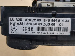 Переключатель отопителя (печки), ориг. номер A2518707289, A2518205089, Mercedes R W251