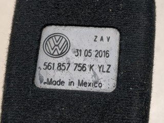 Замок ремня безопасности, ориг. номер 561857756K, Volkswagen Passat 7 Америка