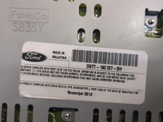 Магнитола, ориг. номер DS7Z18C869BA, Ford Fusion