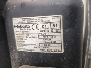 Отопитель автономный, ориг. номер JEC000599, Land Rover Discovery 2004-2009