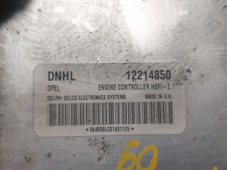 Блок управления двигателем, ориг. номер 12214850, Opel Astra 1998-2009
