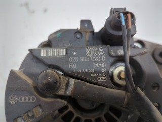 Генератор, ориг. номер 0124325003, 028903023D, Volkswagen Golf 4 1997-2006