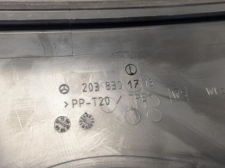 Жабо под дворники (дождевик) левое, Mercedes C W203 2004-2008