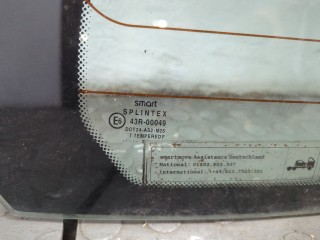 Стекло заднее, Smart Fortwo 1998-2004