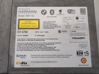 Магнитола, ориг. номер 9351682, 65129351682, BMW X5 2013-2018