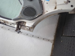 Стекло боковой двери правое переднее, Ford Transit 2006-2014