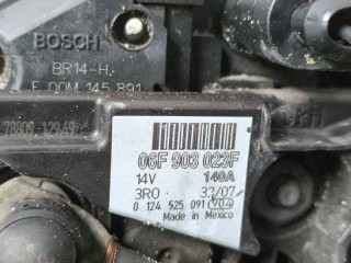 Генератор, ориг. номер 06F903023FX, 03G253010JX, Volkswagen Jetta 5 2005-2010