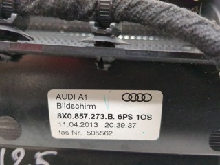 Дисплей компьютера (информационный), ориг. номер 8X0857273B, Audi A1 2010-2014