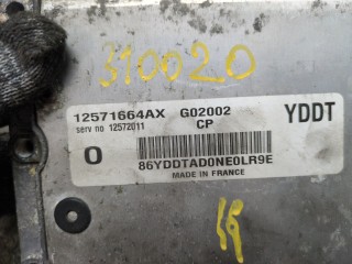 Блок управления двигателем, ориг. номер 12571664, Opel Vectra 1999-2002