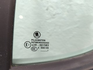 Дверь боковая (легковая) левая задняя, Skoda Fabia 2004-2007