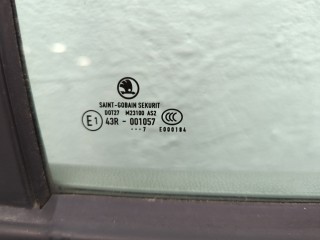 Дверь боковая (легковая) правая задняя, Skoda Fabia 2004-2007