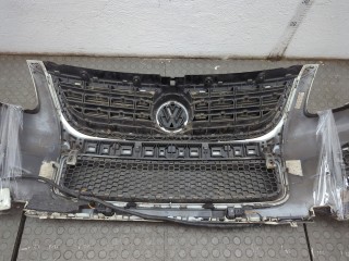 Заглушка (решетка) бампера левая передняя, Volkswagen Touareg 2006-2010