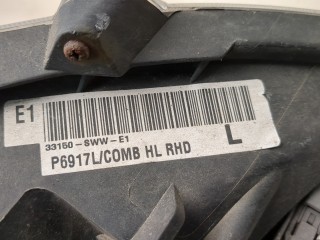 Фара (передняя) левая, Honda CR-V 2009-2012