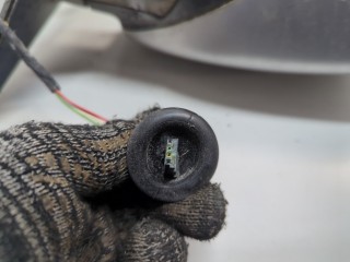 Зеркало боковое правое, ориг. номер 51167065082, 7065082, 51167189574, 7189574, 51160300239, 0300239, BMW 5 серия 2002-2007