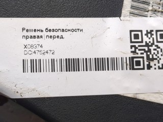 Ремень безопасности правый передний, Volkswagen Golf 6 2008-2012