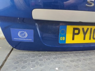 Фонарь крышки багажника левый, Renault Scenic 2009-2012