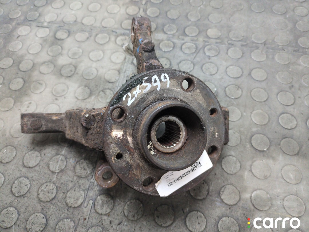 Ступица (кулак, цапфа) левая передняя Nissan Micra K12E 2007-2010, 40204AX600, фото 4