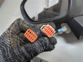 Зеркало боковое левое, Citroen C4 2004-2014
