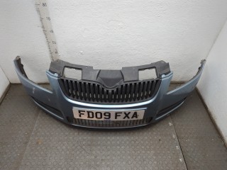 Бампер передний, ориг. номер 5J0807221, Skoda Fabia 2007-2010