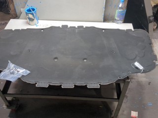 Обшивка капота, ориг. номер 51487148208, 7148208, BMW 5 серия 2007-2010