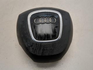 Подушка безопасности водителя Audi A6 2004-2008, левый руль, 4F0880201AS