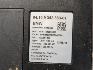 Блок управления Bluetooth, ориг. номер 84109342883, 9342883, BMW X5 2013-2018