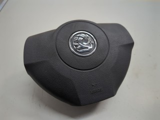 Подушка безопасности водителя Opel Astra 1998-2009, левый руль, 13111345