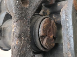 Суппорт левый задний, ориг. номер 34216793041, 6793041, 34216793051, 6793051, BMW 5 F10 2013-2017