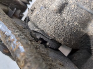 Суппорт правый задний, ориг. номер 1843318, BK212552AB, Ford Transit 2013-2019