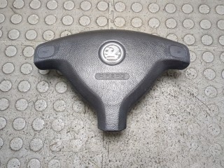 Подушка безопасности водителя Opel Astra 1998-2009, левый руль, 90437286