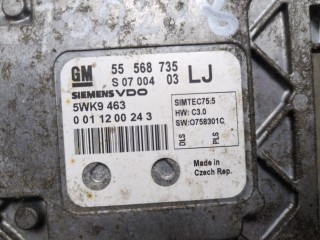 Блок управления двигателем, ориг. номер 55568735, 5WK9463, Opel Zafira B 2008-2014