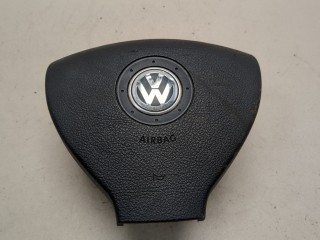 Подушка безопасности водителя Volkswagen Golf 2003-2009, левый руль, 1K0880201BJ
