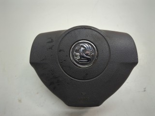 Подушка безопасности водителя Opel Astra 1998-2009, левый руль, 13111345