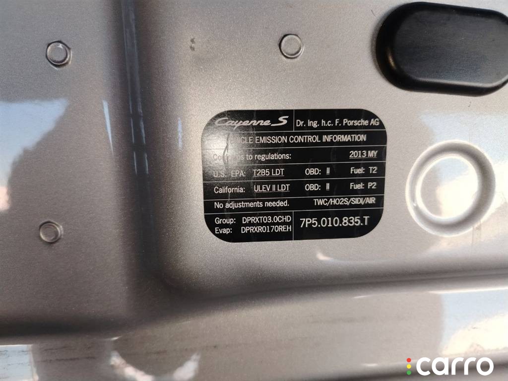 Капот Porsche Cayenne 958 2010-2014, внедорожник 5 дв., фото 6