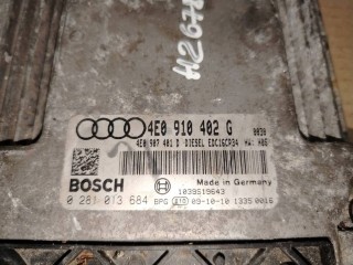 Блок управления двигателем, ориг. номер 4E0910402G, EDC16CP34, 4E0907401D, Audi A8 D3/4E [2-й рестайлинг] 2007-2010