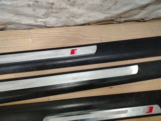 Накладка на порог внутренняя (комплект), ориг. номер 4F0853374K, 4F0853373K, 4F0853375K, 4F0853376K, Audi A6 C6/4F [рестайлинг] 2008-2011
