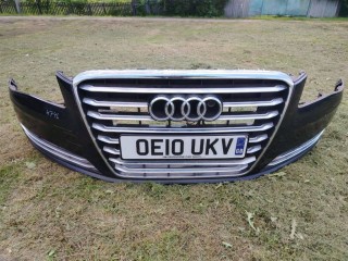 Бампер передний Audi A8 D4/4H 2009-2014, седан