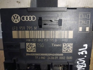 Блок управления двери задней левой, ориг. номер 4F0959795M, 8K0959795B, Audi A6 Allroad C6 [рестайлинг] 2008-2011