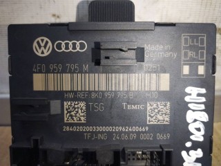 Блок управления двери задней правой, ориг. номер 4F0959795M, 8K0959795B, Audi A6 Allroad C6 [рестайлинг] 2008-2011