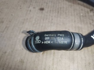 Патрубок воздуховода, ориг. номер 059103493A, 059103227M, Audi A6 Allroad C6 [рестайлинг] 2008-2011