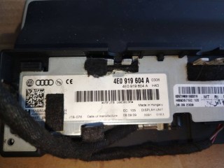 Монитор, ориг. номер 4E0919604A, Audi A8 D3/4E [2-й рестайлинг] 2007-2010