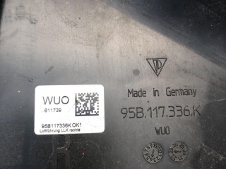 воздуховод интеркулера правый правого, ориг. номер 95B117336K, 95B117336K0K1, Porsche Macan 1 поколение [2-й рестайлинг] 2021-2024